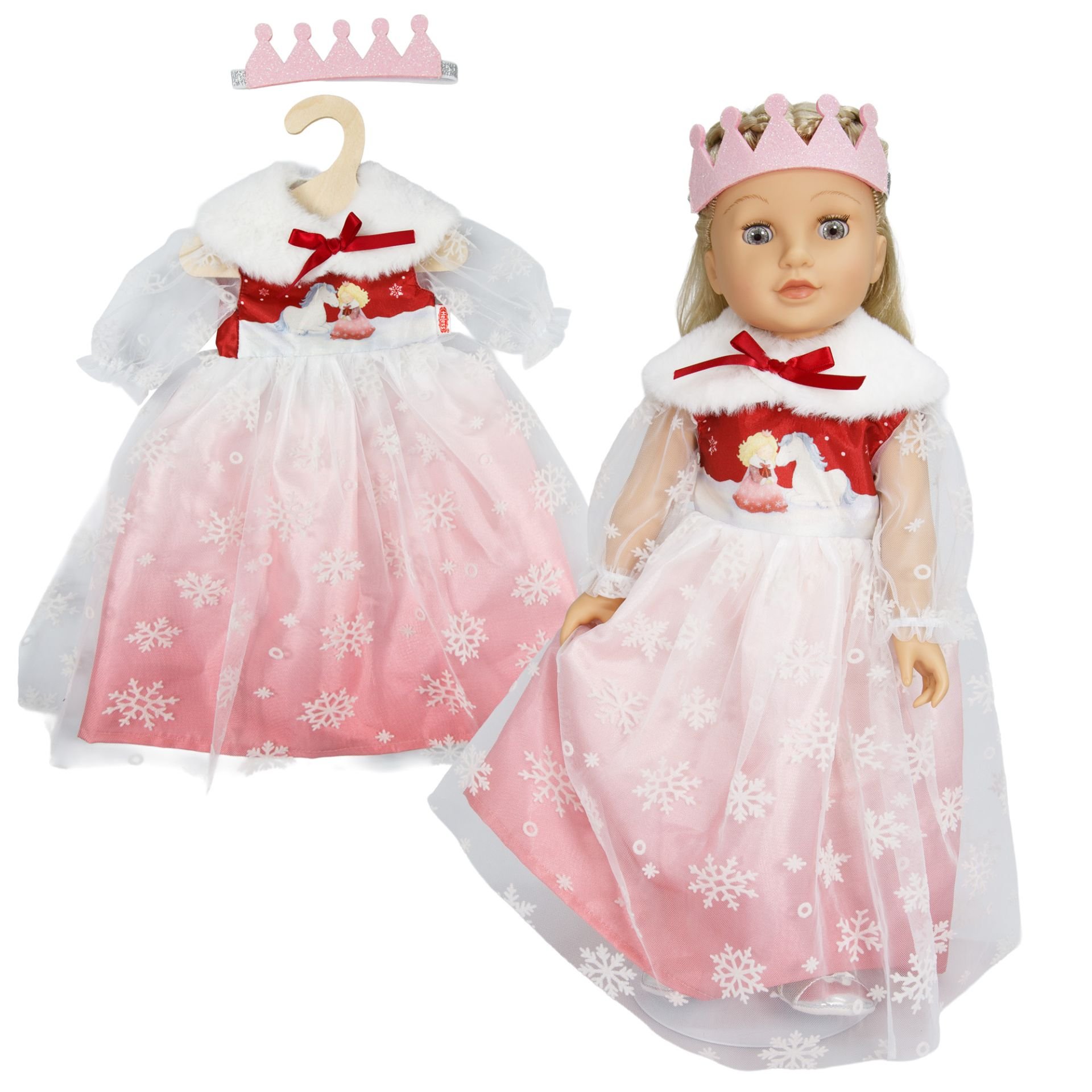 HELESS Winterprinzessin Lumi, für Puppen Gr. 35 bis 45 cm
