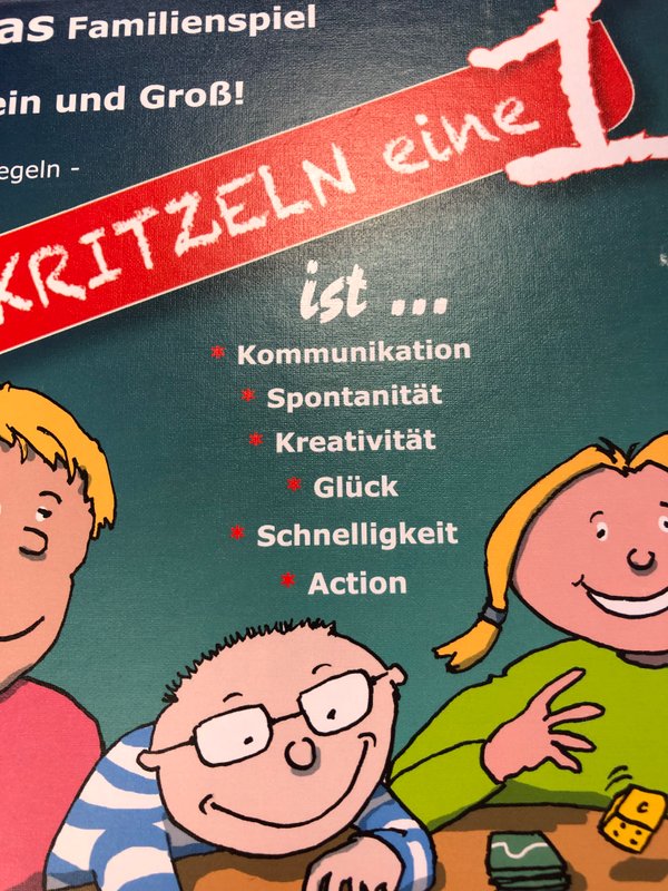 KRITZELKÖNIG Verlag, Im Kritzeln eine 1, kreatives Spiel ab 5 Jahren