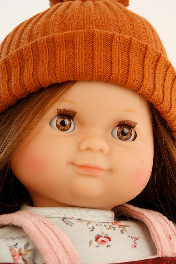 SCHILDKRÖT Puppe SCHLUMMERLE mit braunen Haaren