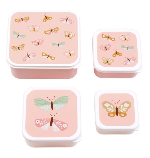 Bento Lunch& Snackbox Set Schmetterling